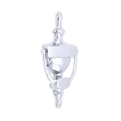 SB4107PC - Spira Brass Victorian Urn Door Knocker 200mm - Polished Chrome