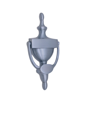 Click Here To Enlarge This Photo Of SB4107SC - Spira Brass Victorian Urn Door Knocker 200mm - Satin Chrome