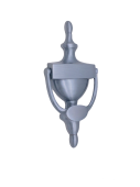 SB4107SC - Spira Brass Victorian Urn Door Knocker 200mm - Satin Chrome