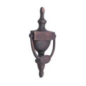 SB4107ABZ - Spira Brass Victorian Urn Door Knocker 200mm - Aged Bronze