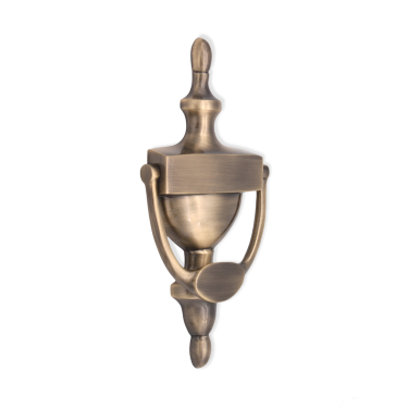 Click Here To Enlarge This Photo Of SB4107ANT - Spira Brass Victorian Urn Door Knocker 200mm - Antique Brass
