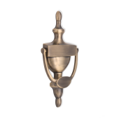SB4107ANT - Spira Brass Victorian Urn Door Knocker 200mm - Antique Brass