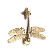 SB4108PB - Spira Brass Dragonfly Door Knocker - Polished Brass