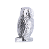 SB4109PC - Spira Brass Owl Door Knocker - Polished Chrome