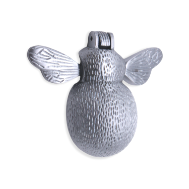 Click Here To Enlarge This Photo Of SB4111SC - Spira Brass Bumble Bee Door Knocker - Satin Chrome