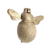 SB4111SB - Spira Brass Bumble Bee Door Knocker - Satin Brass