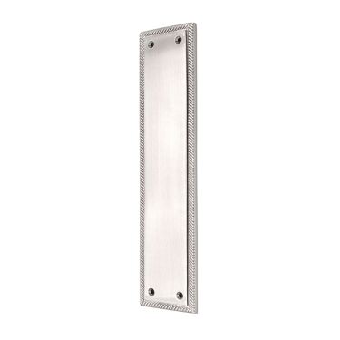 Click Here To Enlarge This Photo Of SB2213PC - Spira Brass Georgian Finger Plate 285mm - Polished Chrome