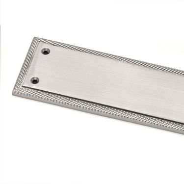 Click Here To Enlarge This Photo Of SB2213PC - Spira Brass Georgian Finger Plate 285mm - Polished Chrome