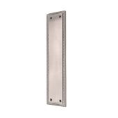 SB2213SC - Spira Brass Georgian Finger Plate 285mm - Satin Chrome