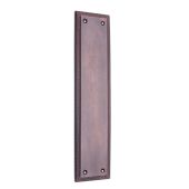 SB2213ABZ - Spira Brass Georgian Finger Plate 285mm - Aged Bronze