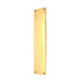 SB2214PB - Spira Brass Victorian Finger Plate 275mm - Polished Brass