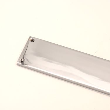 Click Here To Enlarge This Photo Of SB2214PC - Spira Brass Victorian Finger Plate 275mm - Polished Chrome