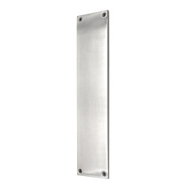 Click Here To Enlarge This Photo Of SB2214SC - Spira Brass Victorian Finger Plate 275mm - Satin Chrome
