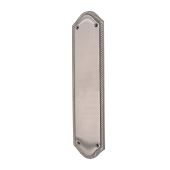 SB2215SC - Spira Brass Georgian Half Round Finger Plate 295mm - Satin Chrome
