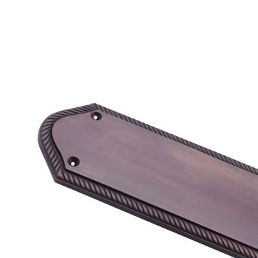 Click Here To Enlarge This Photo Of SB2215ABZ - Spira Brass Georgian Half Round Finger Plate 295mm - Aged Bronze