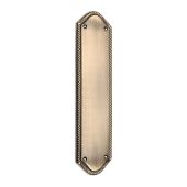 SB2215ANT - Spira Brass Georgian Half Round Finger Plate 295mm - Antique Brass
