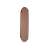 SB2216ABZ - Spira Brass Victorian Half Round Finger Plate 300mm - Aged Bronze
