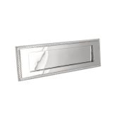 SB5104PC - Spira Brass Georgian Letter Plate 250mm x 75mm - Polished Chrome