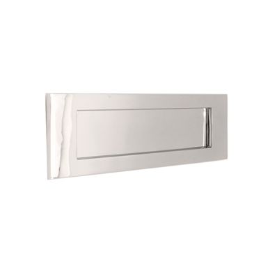 Click Here To Enlarge This Photo Of SB5105PC - Spira Brass Victorian Letter Plate 250mm x 76mm - Polished Chrome