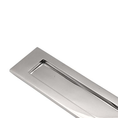 Click Here To Enlarge This Photo Of SB5105PC - Spira Brass Victorian Letter Plate 250mm x 76mm - Polished Chrome