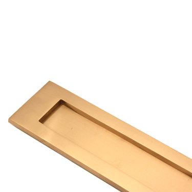 Click Here To Enlarge This Photo Of SB5105SB - Spira Brass Victorian Letter Plate 250mm x 76mm - Satin Brass