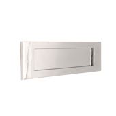 SB5106PC - Spira Brass Victorian Letter Plate 300mm x 96mm - Polished Chrome