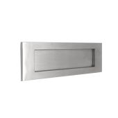 SB5106SC - Spira Brass Victorian Letter Plate 300mm x 96mm - Satin Chrome