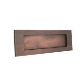 SB5106ABZ - Spira Brass Victorian Letter Plate 300mm x 96mm - Aged Bronze