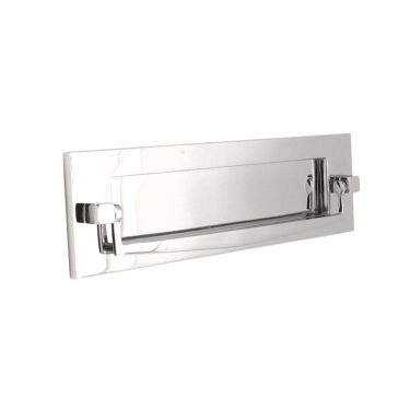 Click Here To Enlarge This Photo Of SB5107PC - Spira Brass Regency Knocker Postal Plate 255mm x 76mm - Polished Chrome