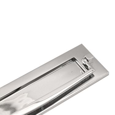 Click Here To Enlarge This Photo Of SB5107PC - Spira Brass Regency Knocker Postal Plate 255mm x 76mm - Polished Chrome
