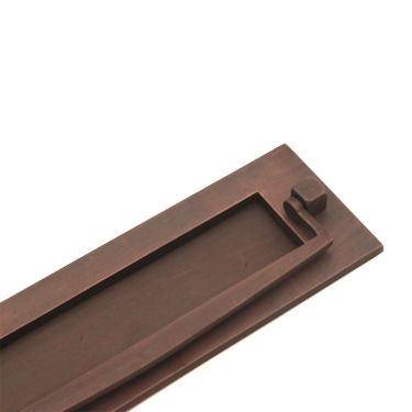 Click Here To Enlarge This Photo Of SB5107ABZ - Spira Brass Regency Knocker Postal Plate 255mm x 76mm - Aged Bronze