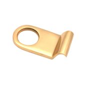 SB2212PB - Spira Brass Victorian Cylinder Pull - Polished Brass
