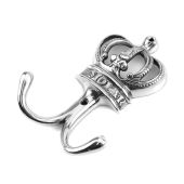 SB5101PN - Spira Brass Crown Hook - Polished Nickel