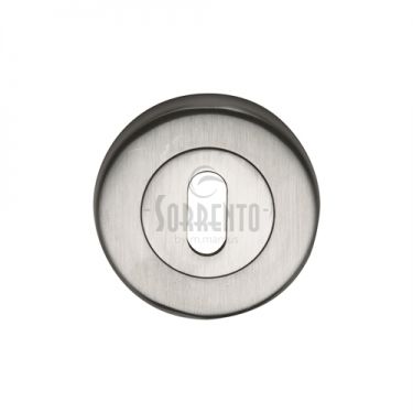 Click Here To Enlarge This Photo Of SC-0191-SC M.Marcus Sorrento Keyhole Escutcheon Satin Chrome Finish