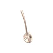 SB6182SN - Spira Brass Victorian Coat Hook 115mm - Satin Nickel