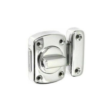 Click Here To Enlarge This Photo Of SL01PC - Spira Brass Sigma Bahroom Latch - Polished Chrome