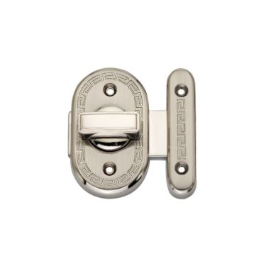 Click Here To Enlarge This Photo Of SL02SN - Spira Brass Delta Bathroom Latch - Satin Nickel