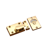 SB6183PB - Spira Brass Indicator Bathroom Bolt - Polished Brass
