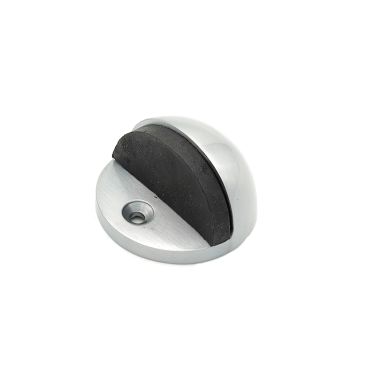 Click Here To Enlarge This Photo Of SB5110SC - Spira Brass Half Moon Door Stop - Satin Chrome