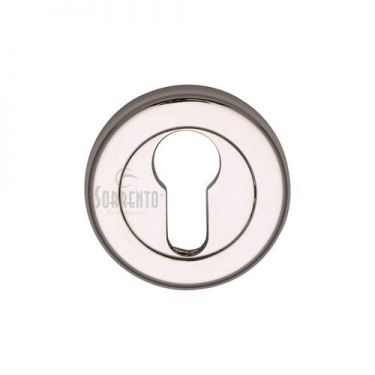 Click Here To Enlarge This Photo Of SC-0192-PC M.Marcus Sorrento Euro Profile Cylinder Escutcheon Polished Chrome Finish