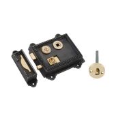 SB7103PEW - Spira Brass Regency Rim Lock - Pewter
