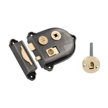 Click Here To Enlarge This Photo Of SB7105PEW - Spira Brass Cromwell Rim Lock - Pewter