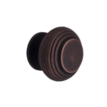 Click Here To Enlarge This Photo Of SB2301ABZ - Spira Brass Beehive Large 40mm Cupboard Knob - Aged Bronze