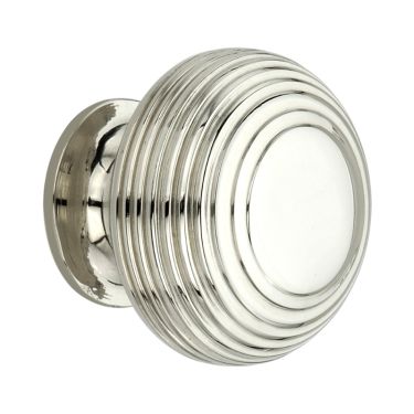 Click Here To Enlarge This Photo Of SB2302PN - Spira Brass Beehive Small 30mm Cupboard Knob - Polished Nickel