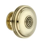 SB2303AB - Spira Brass Bloxwich Large 40mm Cupboard Knob - Aged Brass