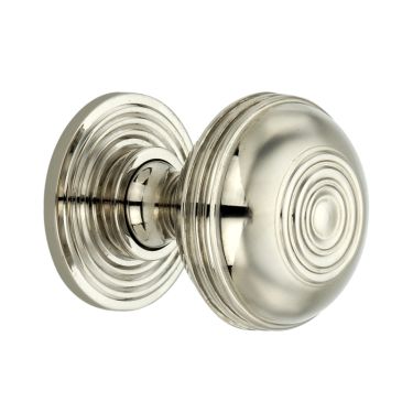 Click Here To Enlarge This Photo Of SB2305PN - Spira Brass Preston Large 38mm Cupboard Knob - Polished Nickel