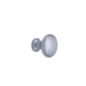 SB2329SC - Spira Brass Mushroom 25mm Cupboard Knob - Satin Chrome