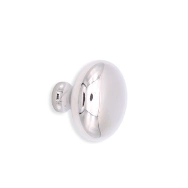 Click Here To Enlarge This Photo Of SB2330PN - Spira Brass Mushroom 32mm Cupboard Knob - Polished Nickel