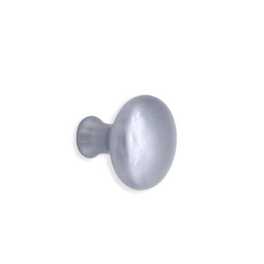 Click Here To Enlarge This Photo Of SB2330SC - Spira Brass Mushroom 32mm Cupboard Knob - Satin Chrome