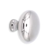 SB2331PN - Spira Brass Mushroom 38mm Cupboard Knob - Polished Nickel